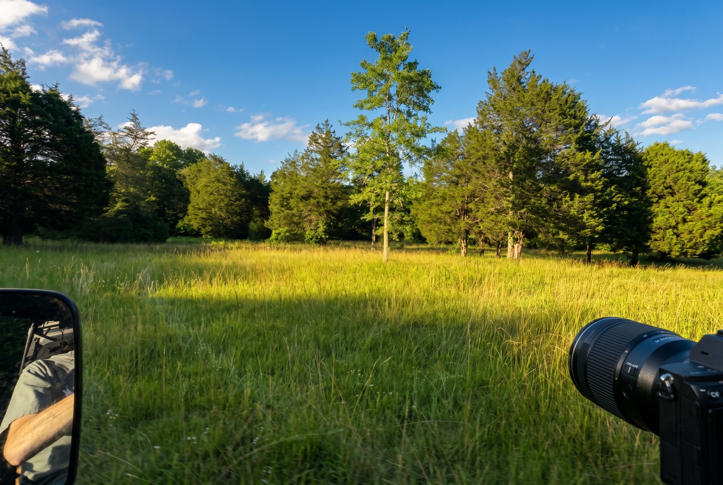 Prompt: Sharpen and color correct these action cam images with dappled realistic sunlight and intentional motion blur depending on speed - dynamic recreational land marketing